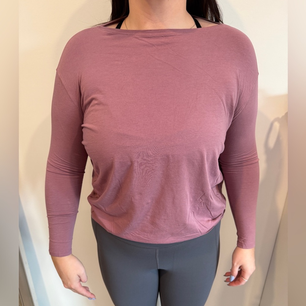 lululemon athletica Dusty Rose Long Sleeve Top